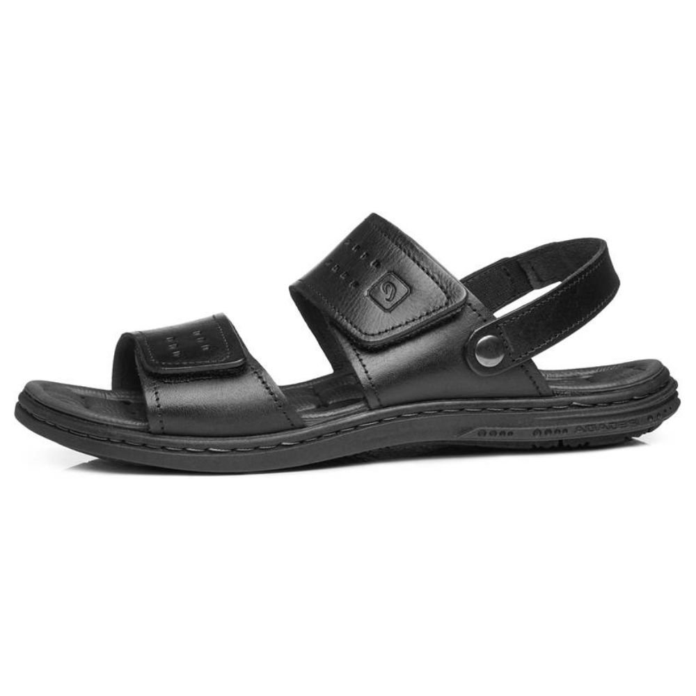 Sandália Masculina Amortech Preto Pegada 131288-03 Preto 2