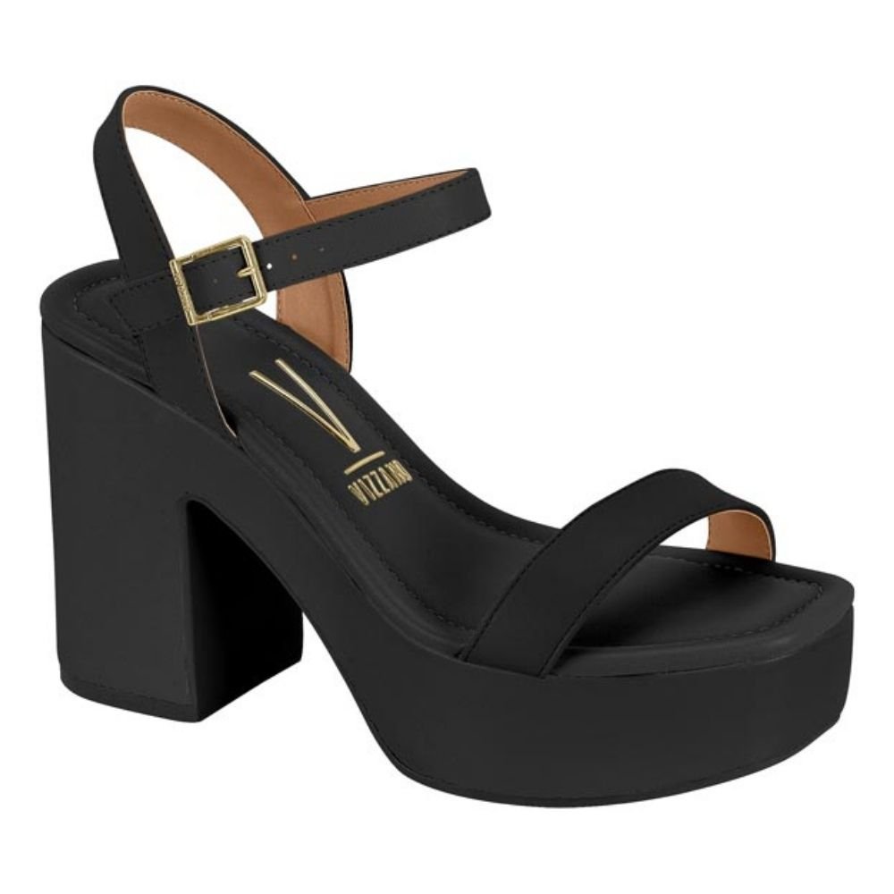 Sandália Feminina Meia Pata Preto Vizzano 6541.100