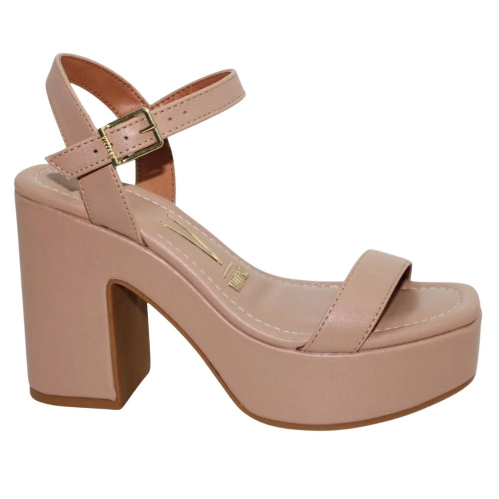 Sandália Feminina Meia Pata Bege Vizzano 6541.100 Bege 3