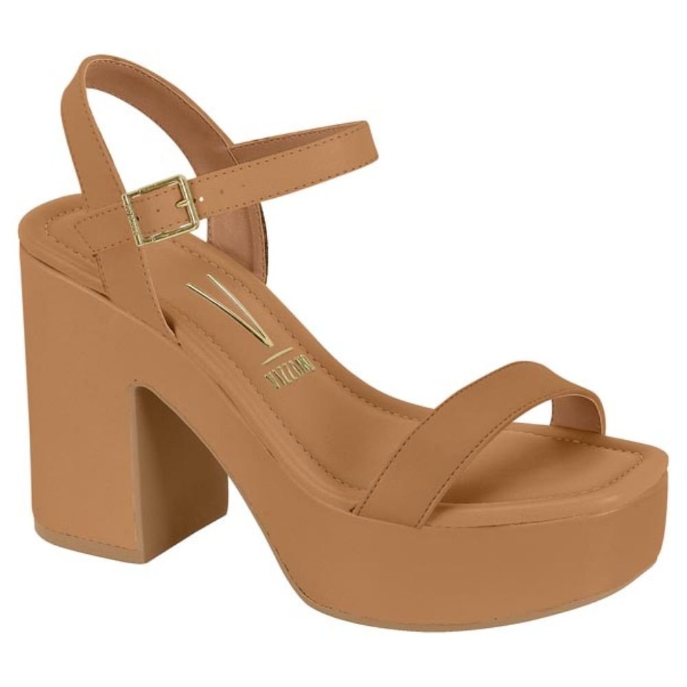 Sandália Feminina Meia Pata Camel Vizzano 6541.100