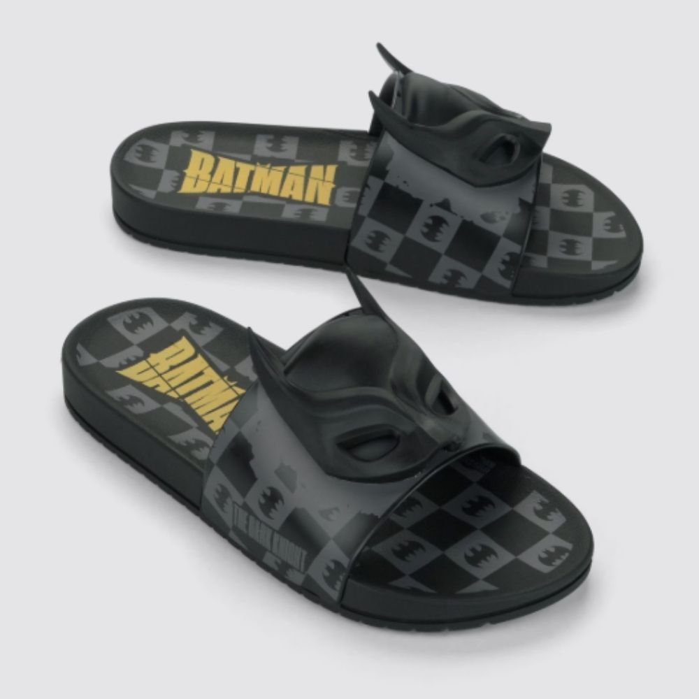 Chinelo Infantil Batman Adventure Preto Grafite Grendene Kids 23033-BR109 Preto 3