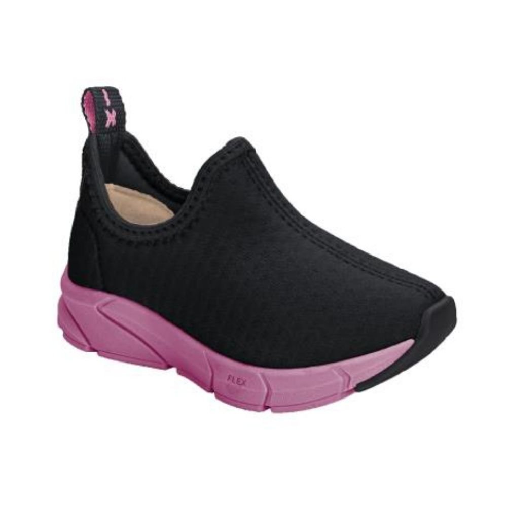 Tênis Infantil Energy Respitec Preto Magenta Kidy 041-1181-6407