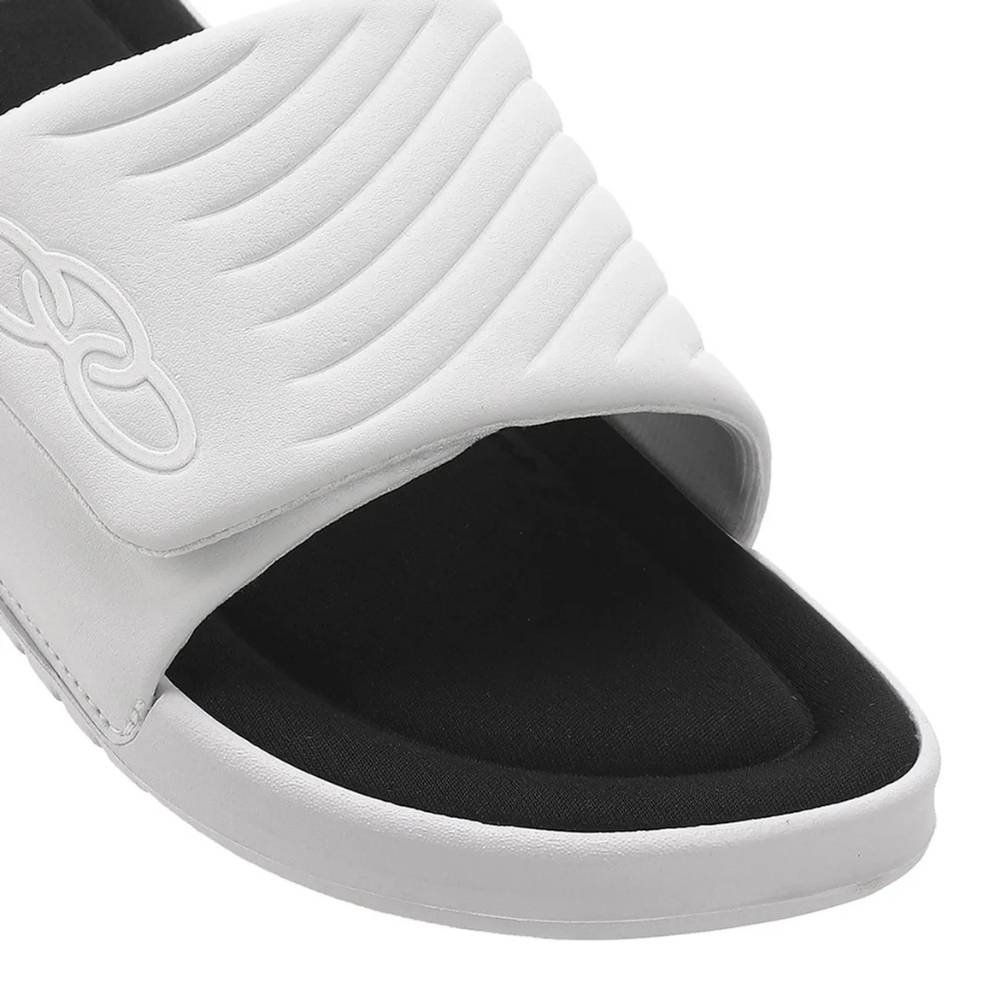 Chinelo Unissex Melbourne 2 Branco Preto Olympikus Branco 2