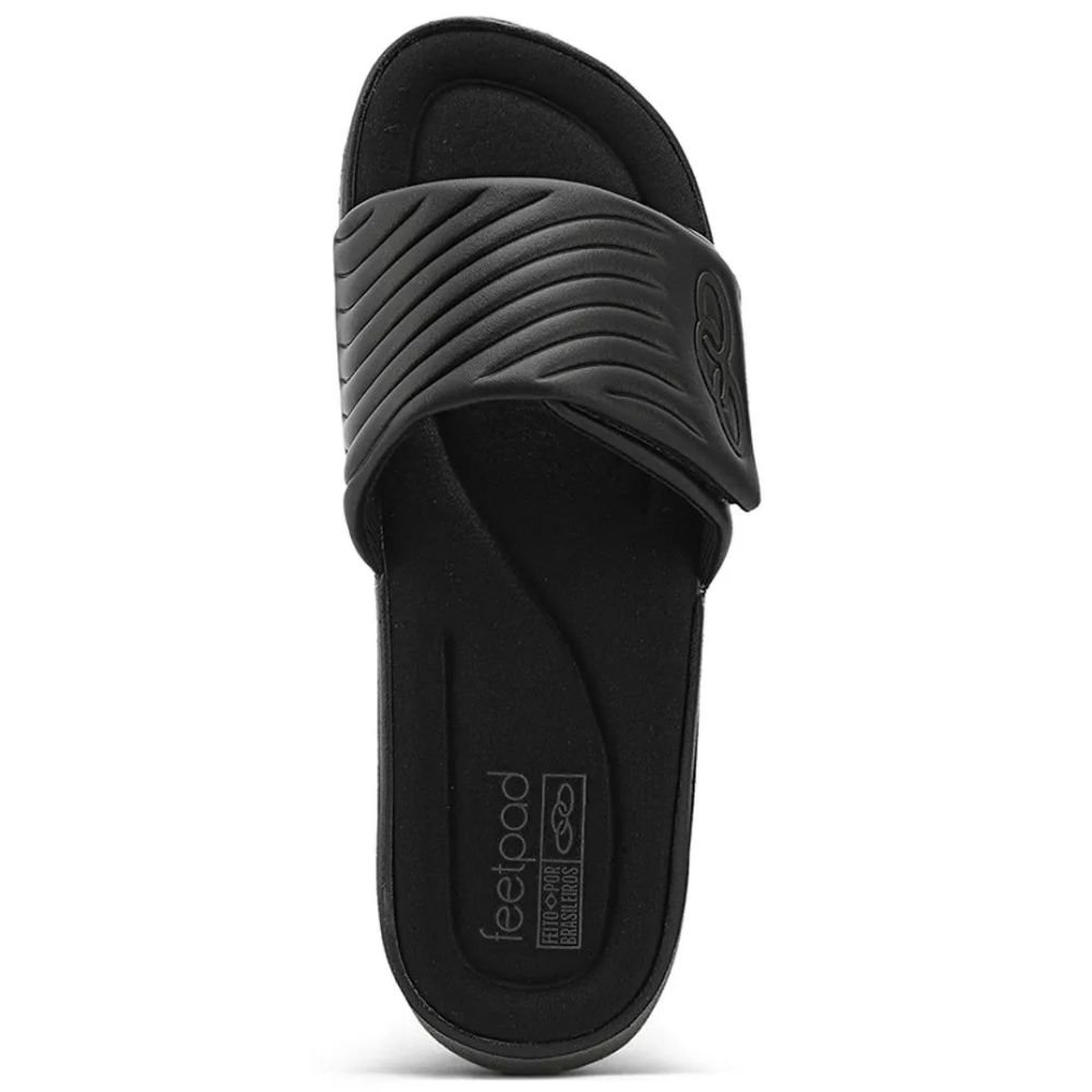 Chinelo Unissex Melbourne 2 Preto Olympikus Preto 4