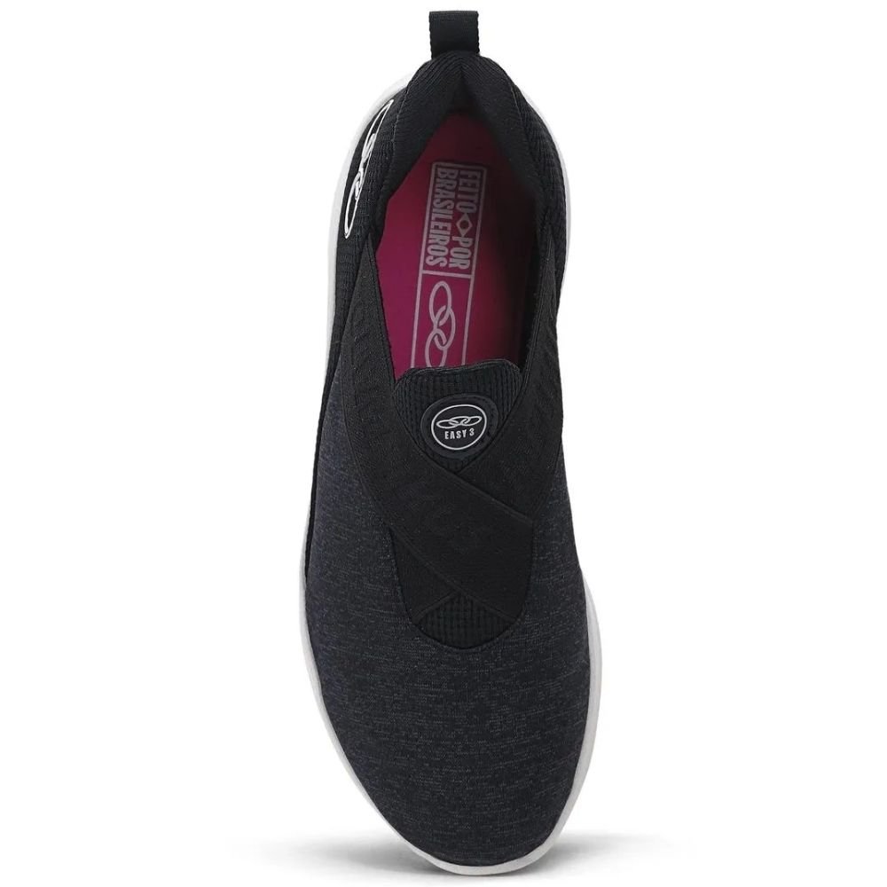 Tênis Esportivo Feminino Easy 3 Mescla Preto Olympikus Preto 3