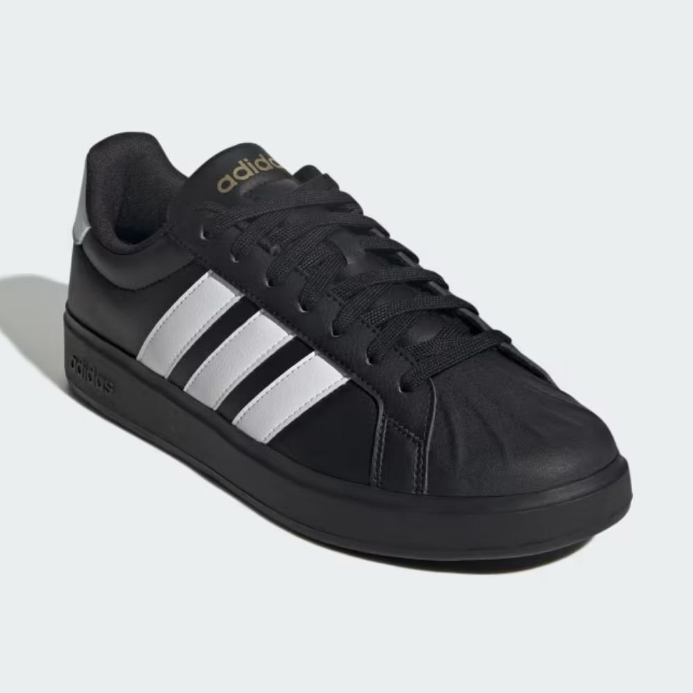 Tênis Casual Masculino Street Talk Preto Branco Adidas JP8276 Preto 2