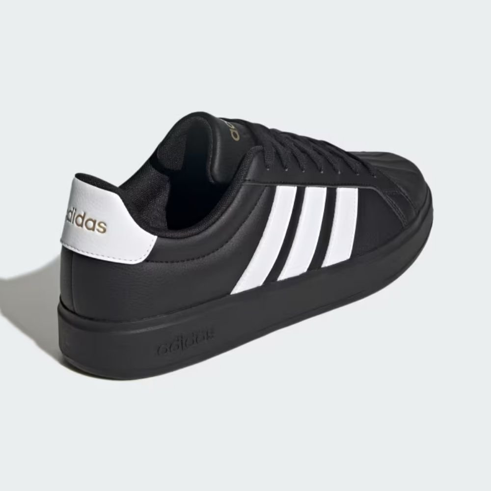 Tênis Casual Masculino Street Talk Preto Branco Adidas JP8276 Preto 3