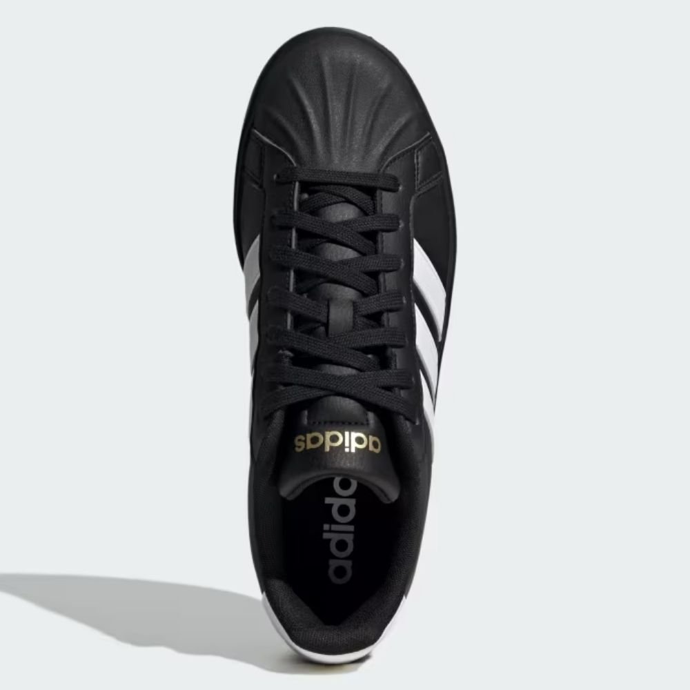 Tênis Casual Masculino Street Talk Preto Branco Adidas JP8276 Preto 4