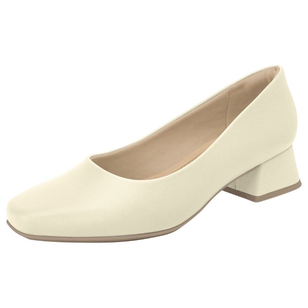 Scarpin Feminino Tati Off White Piccadilly 160055-147 Off White 2