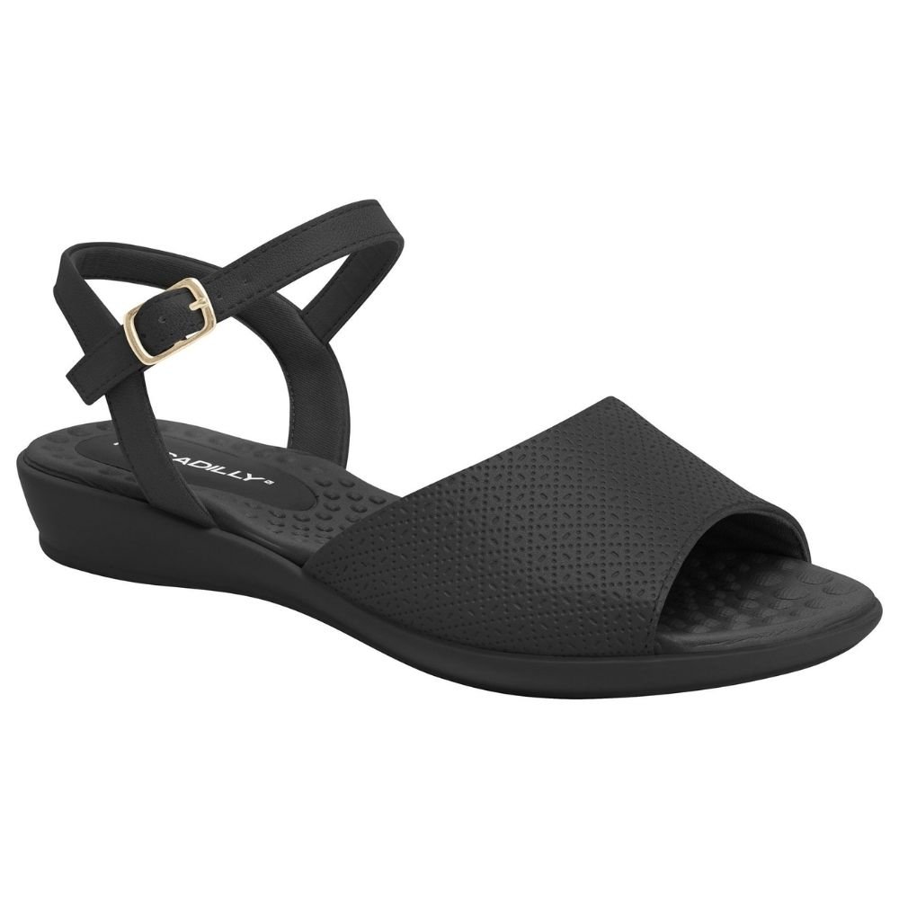 Sandália Feminina Camila Preto Piccadilly 500344-100
