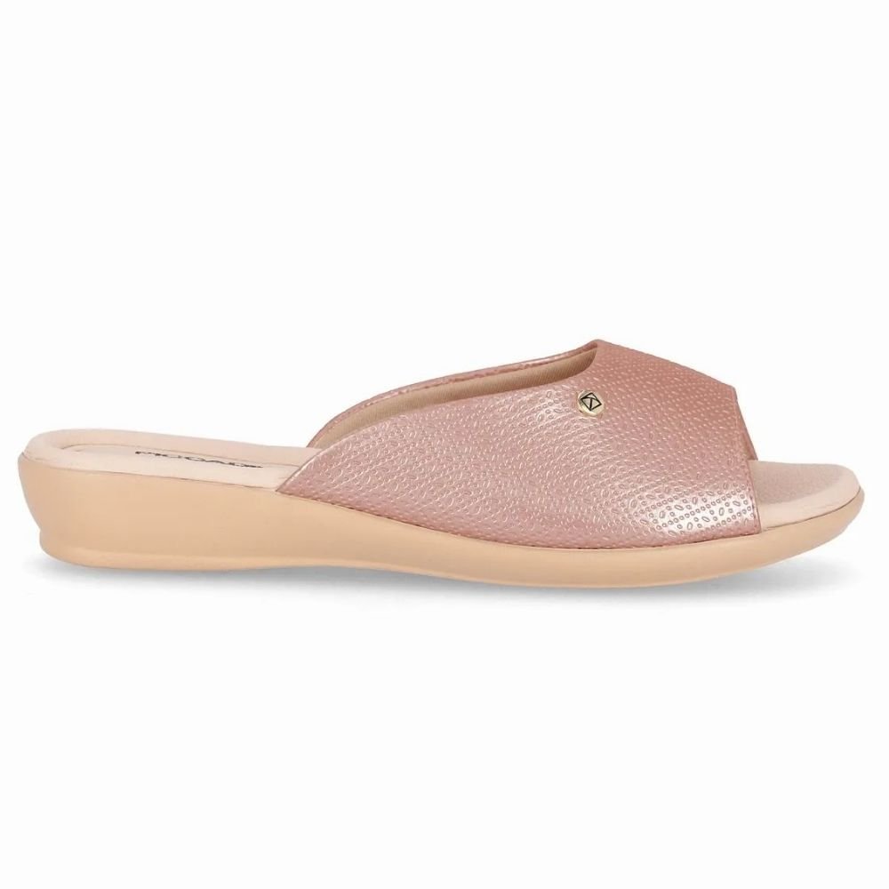 Tamanco Feminino Camila Ouro Rosado Piccadilly 500352-86 Rose Gold 3
