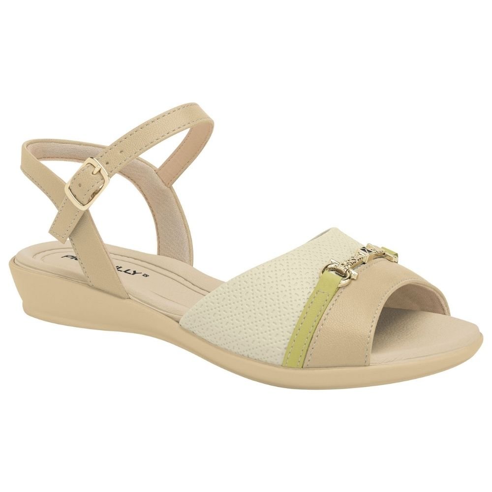 Sandália Feminina Camila Brule Off White Piccadilly 500406-10