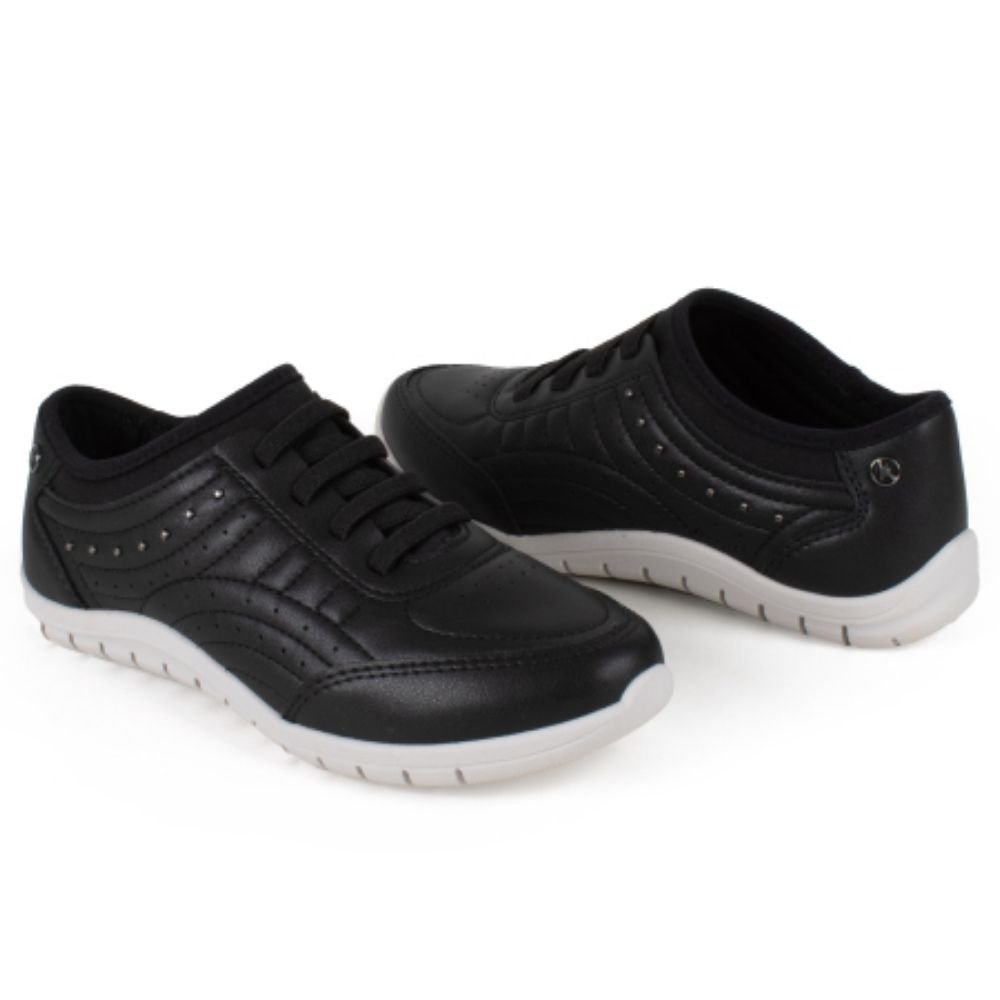 Tênis Casual Feminino Preto Kolosh C3921-0001 Preto 3