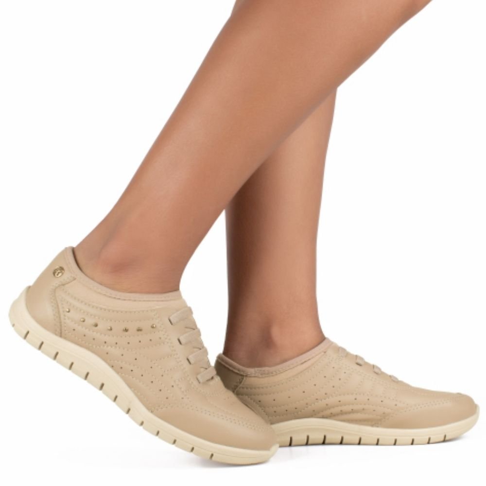 Tênis Casual Feminino Capuccino Kolosh C3921-0003 Bege 2