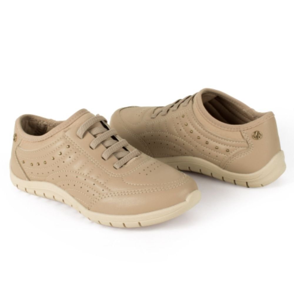 Tênis Casual Feminino Capuccino Kolosh C3921-0003 Bege 3