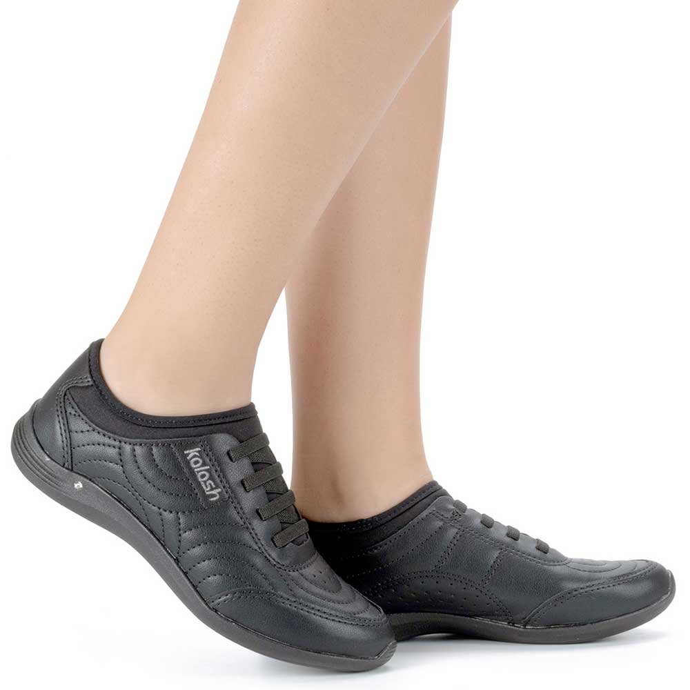 Tênis Casual Feminino Preto Kolosh C3183-0007 Preto 2