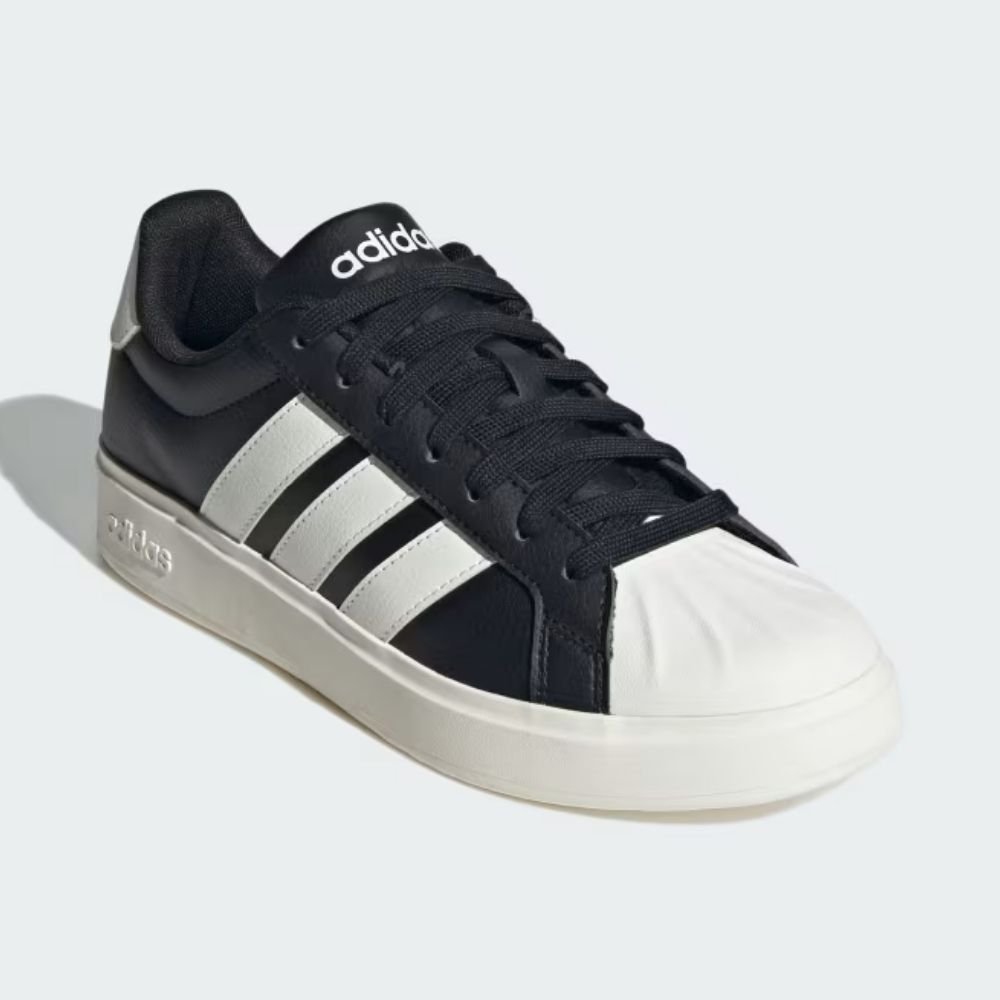 Tênis Casual Feminino Street Talk Preto Branco Adidas JP8284 Preto 2