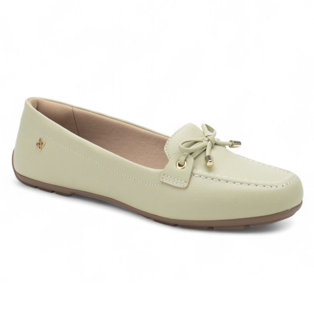 Mocassim Feminino Floater Lux Pistache Softli 10001.10009