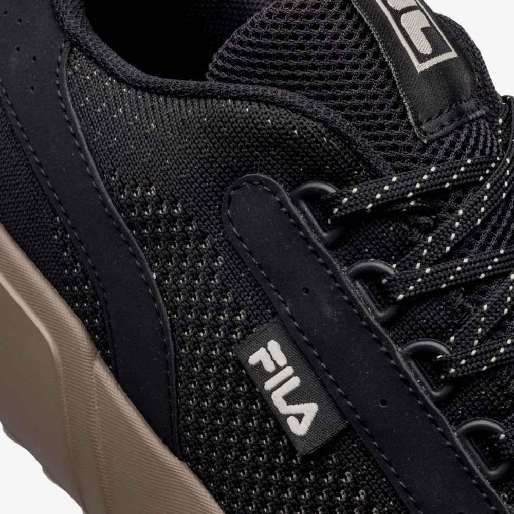 Tênis Esportivo Masculino Freestyle II Preto Bege Oliva Fila F01TR00102-7276 Preto 3
