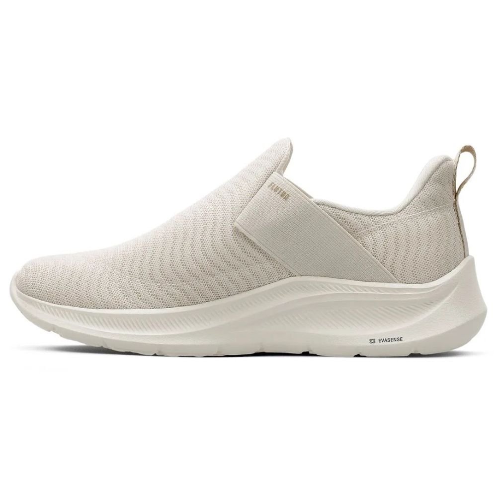 Tênis Feminino Esportivo Knit Arenito Dourado Flutua Olympikus 952 Off White 2