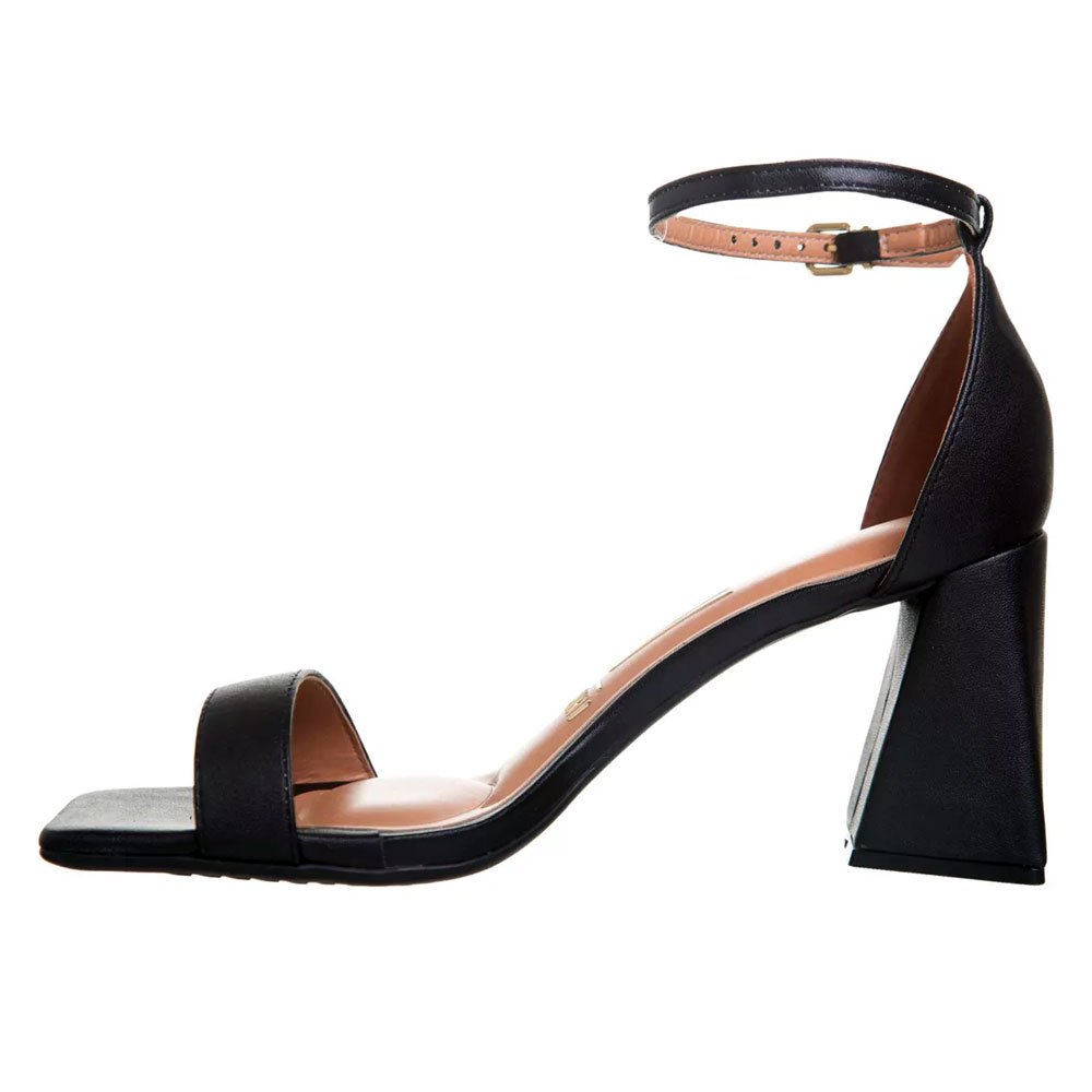 Sandália Feminina Salto Flare Pelica Preto Vizzano 6464.102 Preto 2
