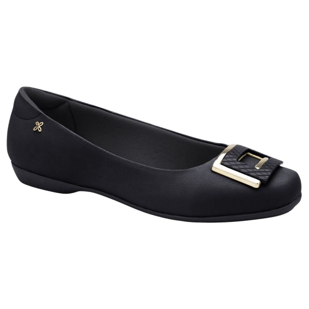 Sapatilha Feminina Preto Softli 10004.10313