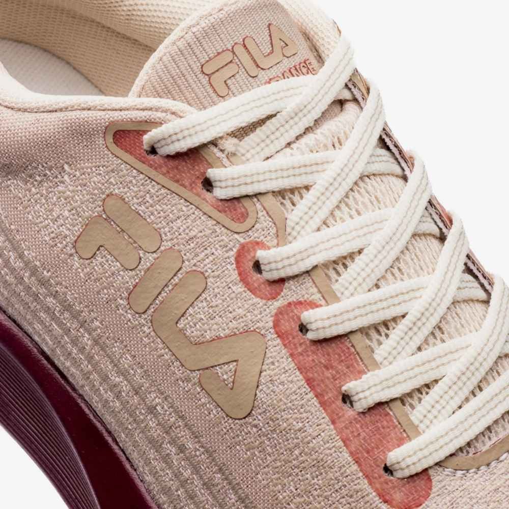 Tênis Esportivo Feminino Endurance Bege Burgundy Fila F02R00203-7246 Rosa/Vinho 2
