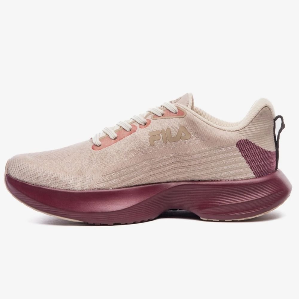 Tênis Esportivo Feminino Endurance Bege Burgundy Fila F02R00203-7246 Rosa/Vinho 3