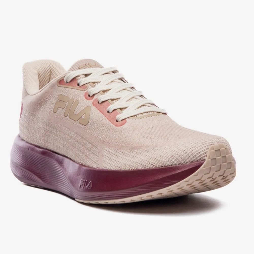 Tênis Esportivo Feminino Endurance Bege Burgundy Fila F02R00203-7246 Rosa/Vinho 4