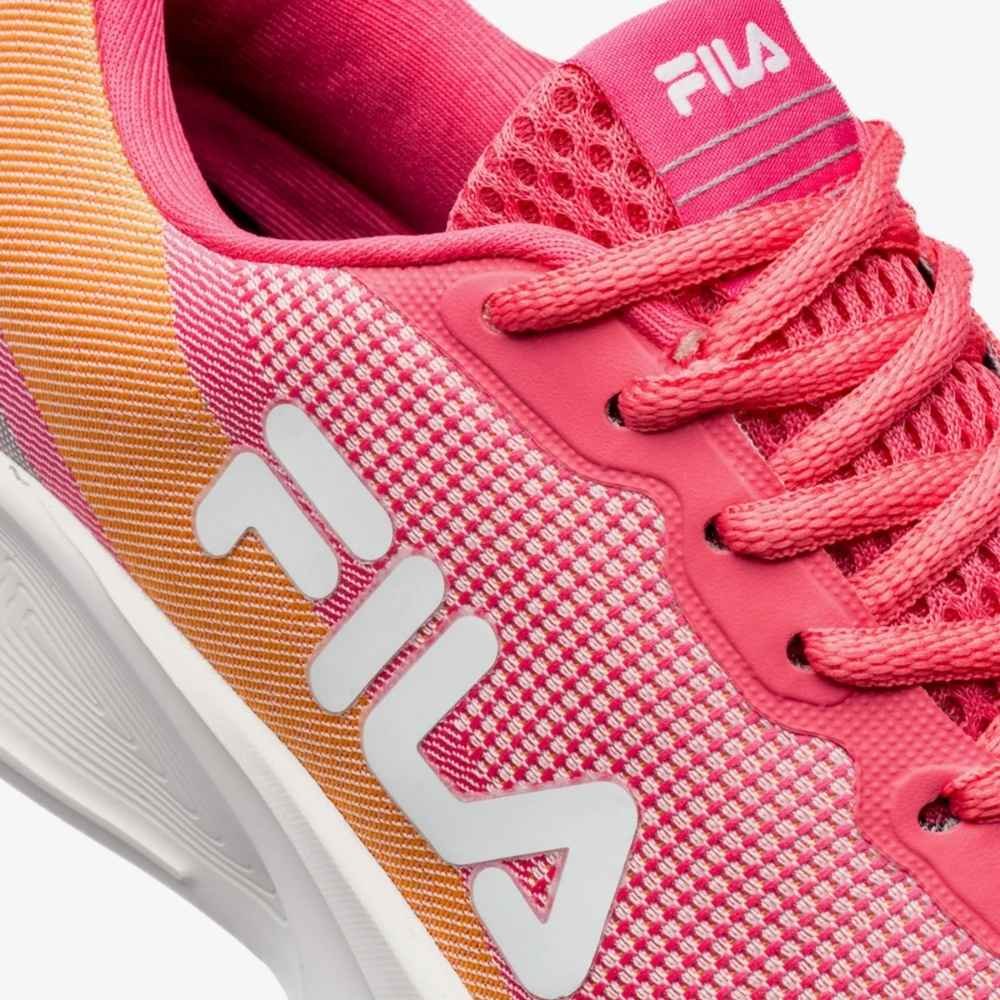 Tênis Esportivo Feminino Vector Azaleia Laranja Fila F02TR00105-7283 Rosa/Laranja 2