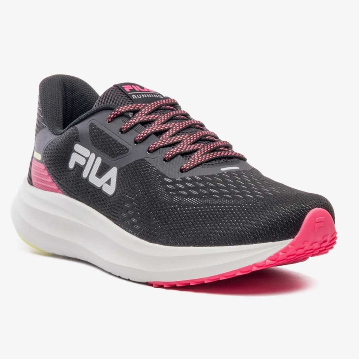 Tênis Esportivo Feminino Fastness Preto Azaleia Fila F02R00199-7099 Preto 3