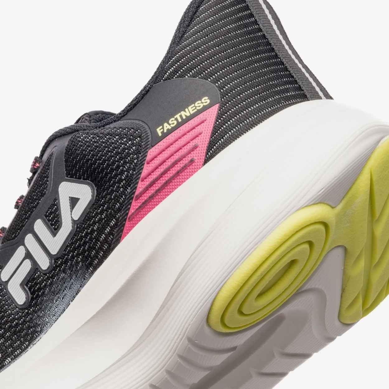 Tênis Esportivo Feminino Fastness Preto Azaleia Fila F02R00199-7099 Preto 4
