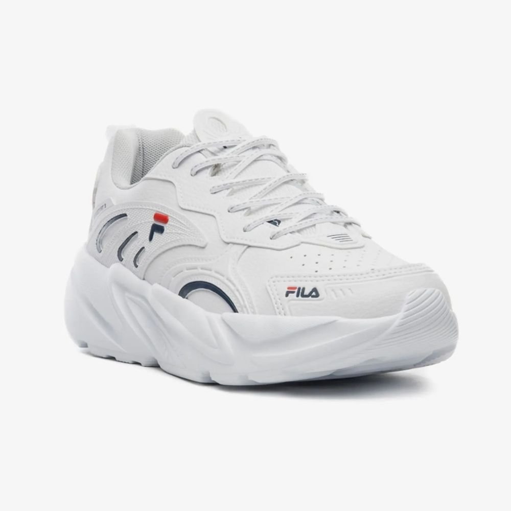 Tênis Feminino Street Fit 2 Branco Marinho Vermelho Fila F02TR00025-5502 Branco 3