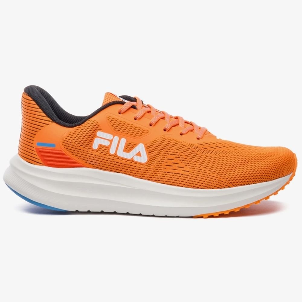 Tênis Esportivo Masculino Fastness Laranja Azul Branco Fila F01R00193-7096