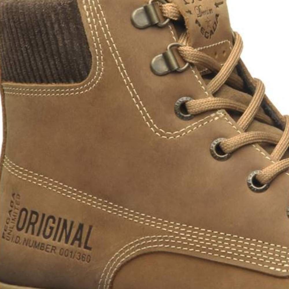 Bota Masculina Jungle Couro Latego Pegada 181502-01 Marrom 4