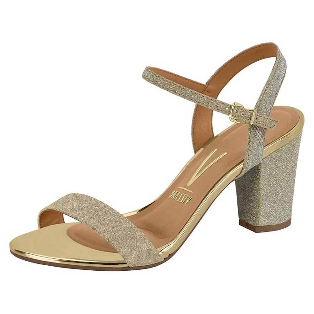 Sandália Feminina Tela Shine Dourado Vizzano 6262.474 Dourado 2
