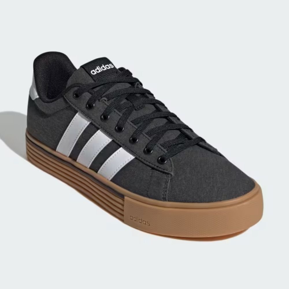 Tênis Casual Masculino Daily 4.0 Preto Branco Adidas IF4492 Preto 2