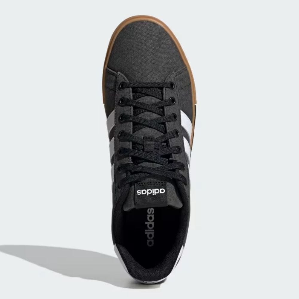 Tênis Casual Masculino Daily 4.0 Preto Branco Adidas IF4492 Preto 4