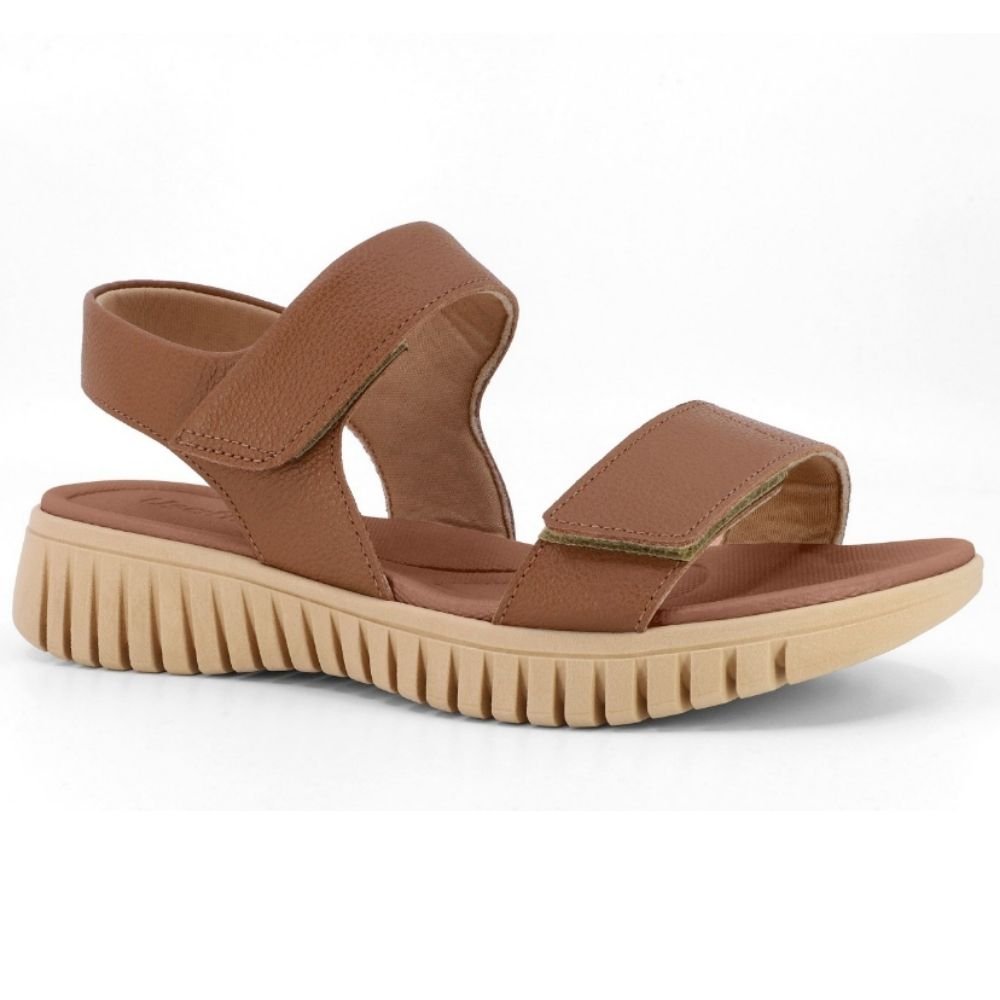 Sandália Papete Feminina Canela Usaflex UD11007
