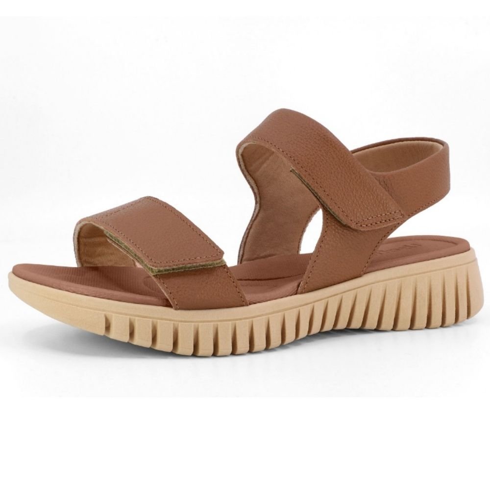 Sandália Papete Feminina Canela Usaflex UD11007 Marrom 2