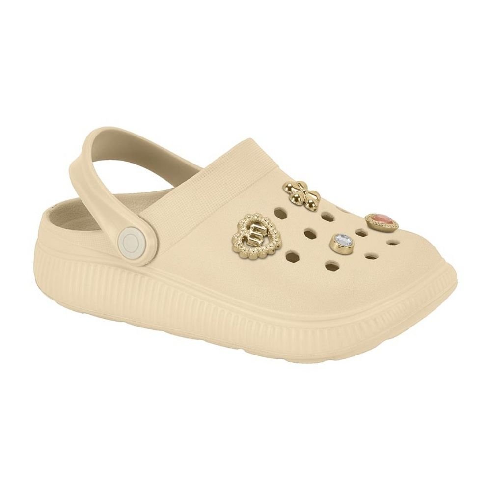 Sandália Babuche Infantil Creme Molekinha 2591.103