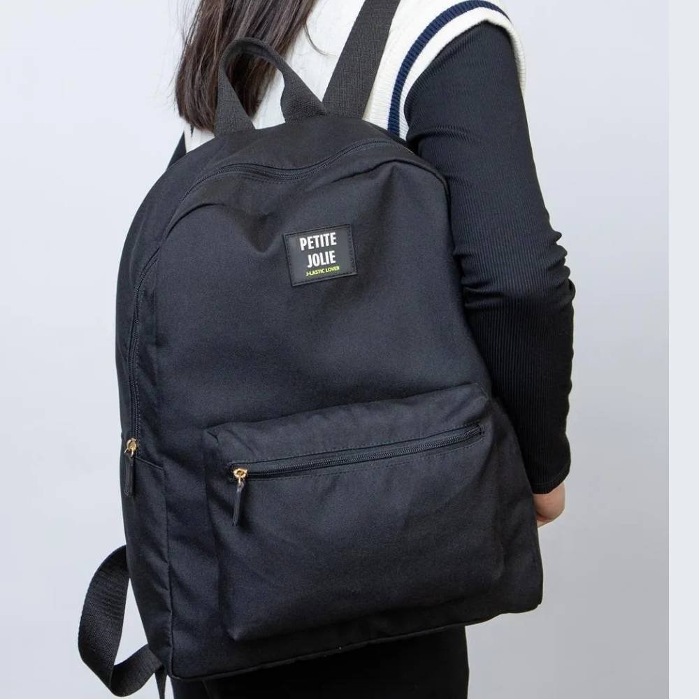 Mochila Feminina Teen Preto Petite Jolie PJ11055II Preto 2