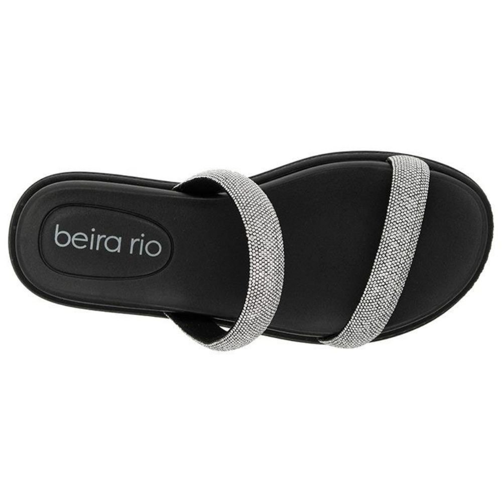 Chinelo Flatform Tira Dupla Preto Cristal Beira Rio 8488.122 Preto 3