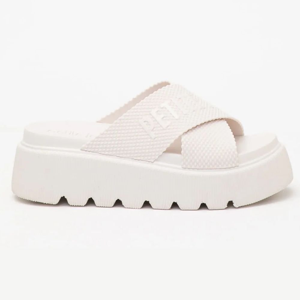 Tamanco Feminino Smash Up White Petite Jolie PJ7588