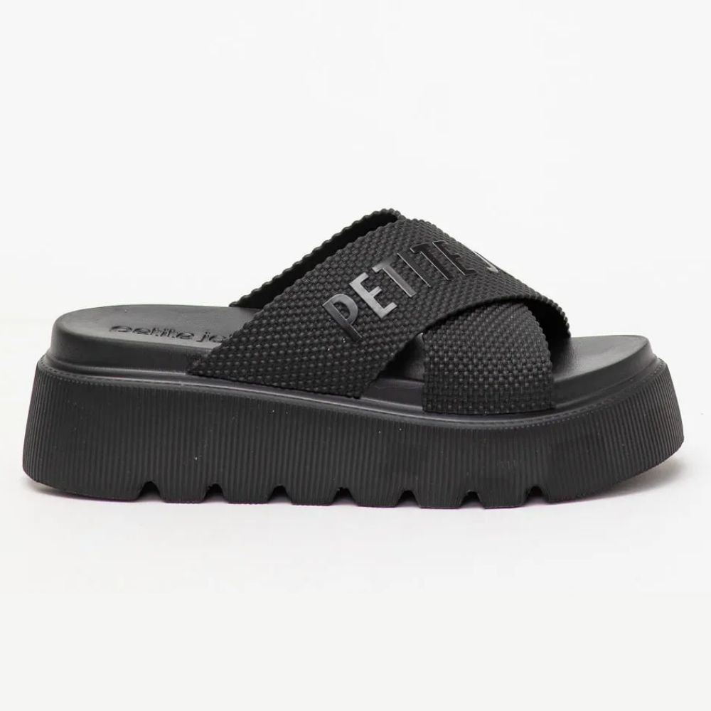 Tamanco Feminino Smash Up Preto Petite Jolie PJ7588