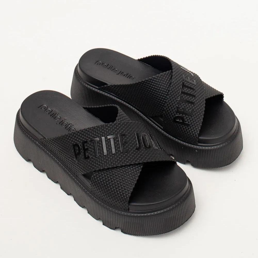 Tamanco Feminino Smash Up Preto Petite Jolie PJ7588 Preto 3