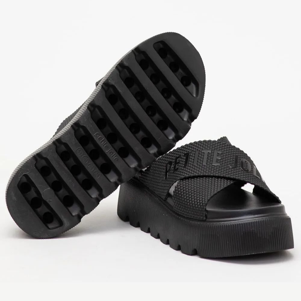 Tamanco Feminino Smash Up Preto Petite Jolie PJ7588 Preto 4