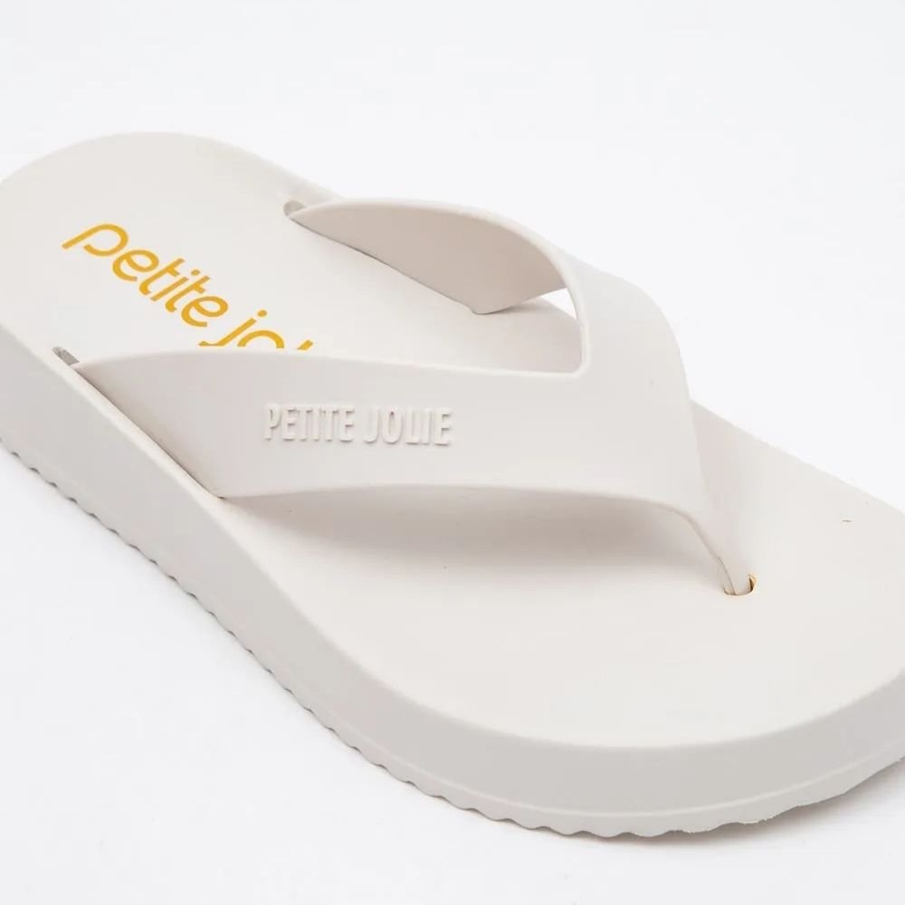 Chinelo Feminino Ultraleve Basic White Petite Jolie PJ6818 Branco 4