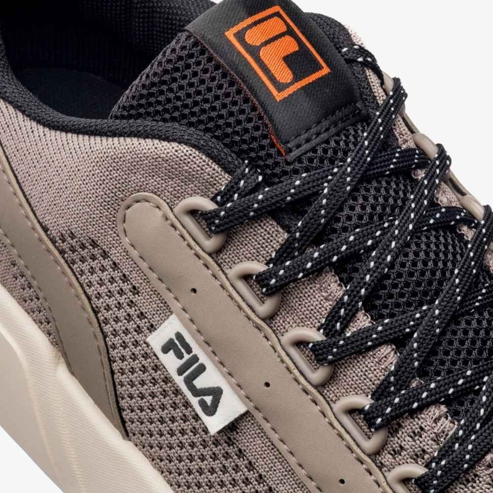 Tênis Esportivo Masculino Freestyle II Oliva Preto Fila F01TR00102-3212 Bege 2