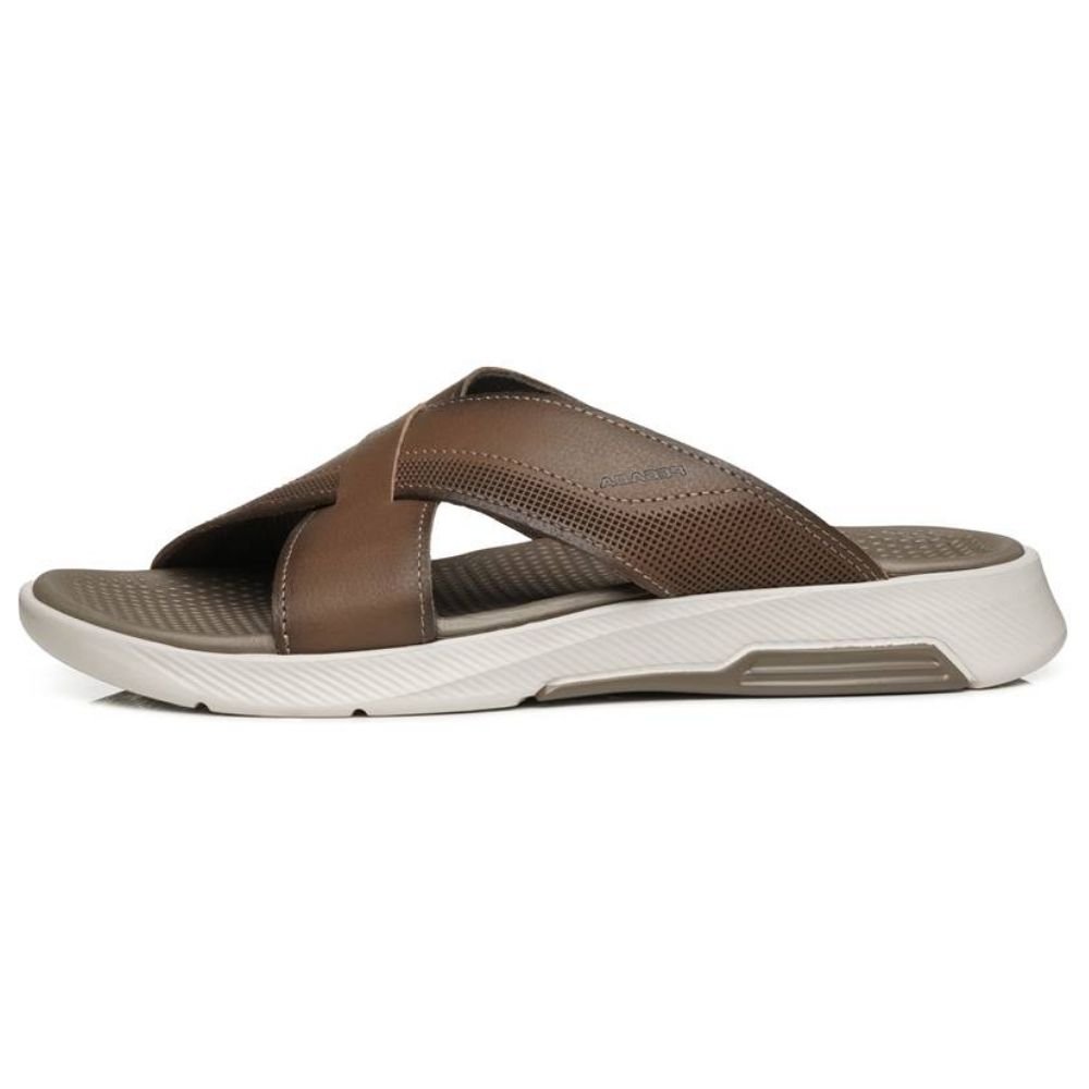 Chinelo Masculino Slide Caqui Pegada 134702-06 Marrom 2